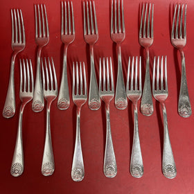 Vintage A. A. Webster & Co Pat. July-8-1888 8oz  Fork 13 pcs