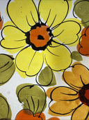 Vintage Floral Serving Bowl 10’/ Italy