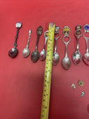 Vintage Mixed Lot 20 Travel Souvenir Collector  Spoons Preowned Varied # 2