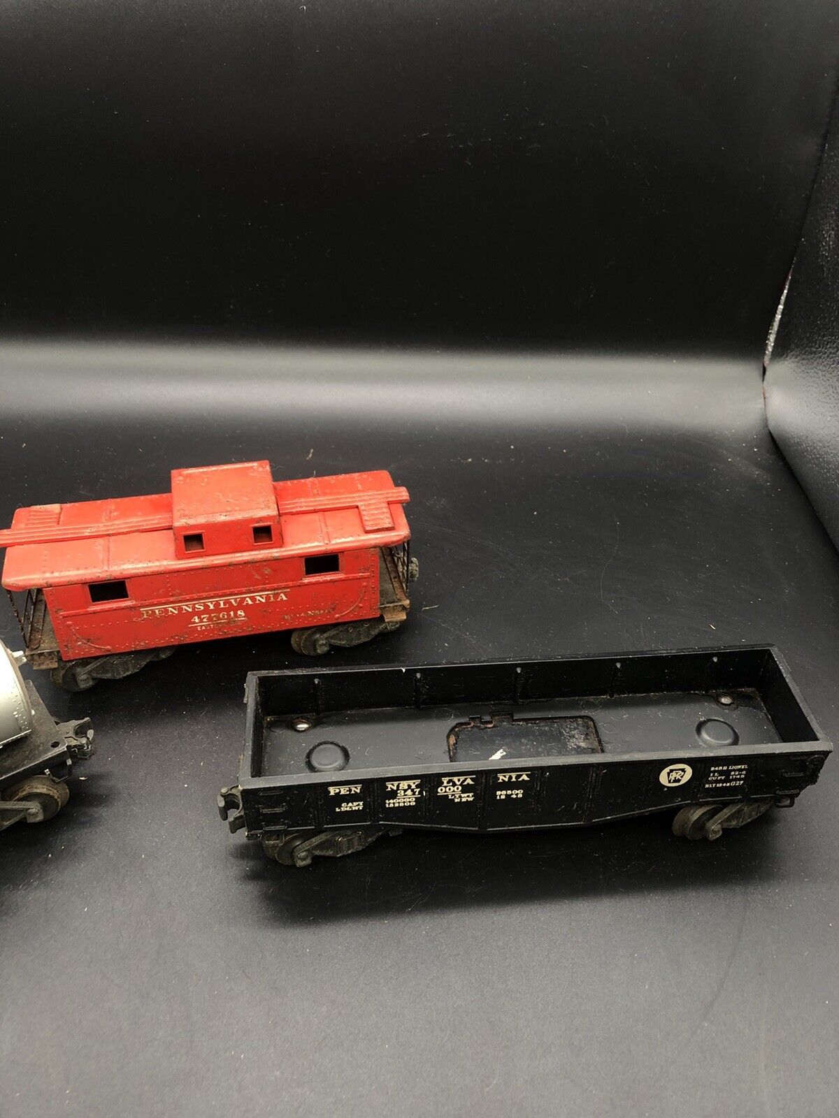 Vintage Lionel Trains O Gauge Post War Pennsylvania Metal Caboose Sunoco