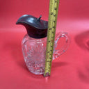 Vintage Crystal Candy Bowl, Sugar Bowl,Syrup Pitcher