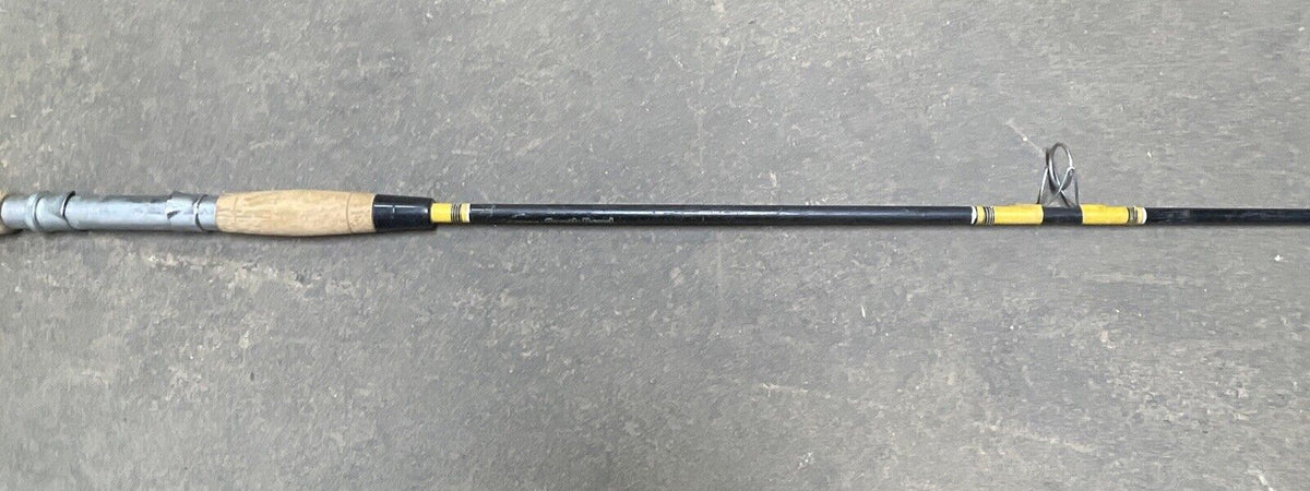 6’6” South Bend GLADDING Outdoorsman Spinning Rod, 1 Pc Vintage Wood Handle