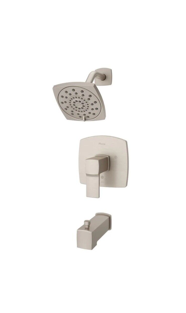 Pfister Deckard 1-Handle Tub & Shower Faucet Trim Kit, Brushed Nickel LG89-8DAK