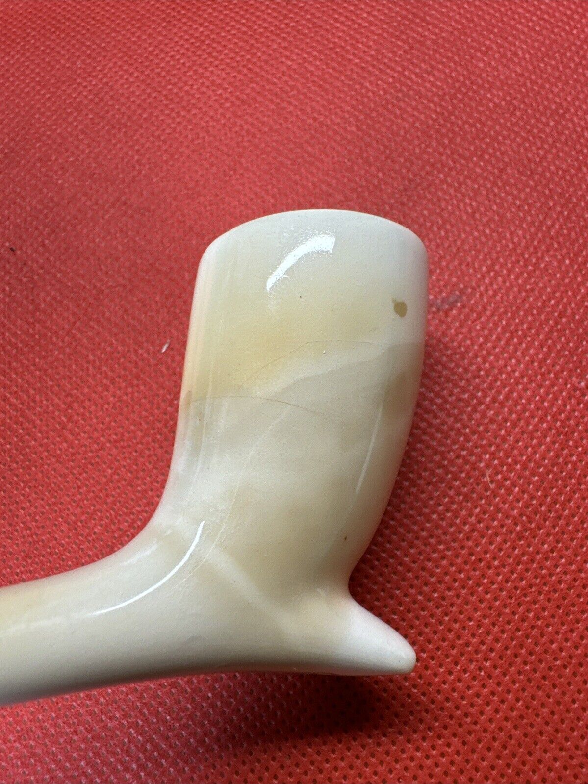 Vintage Porcelain Pipe Goede Waagen Holland