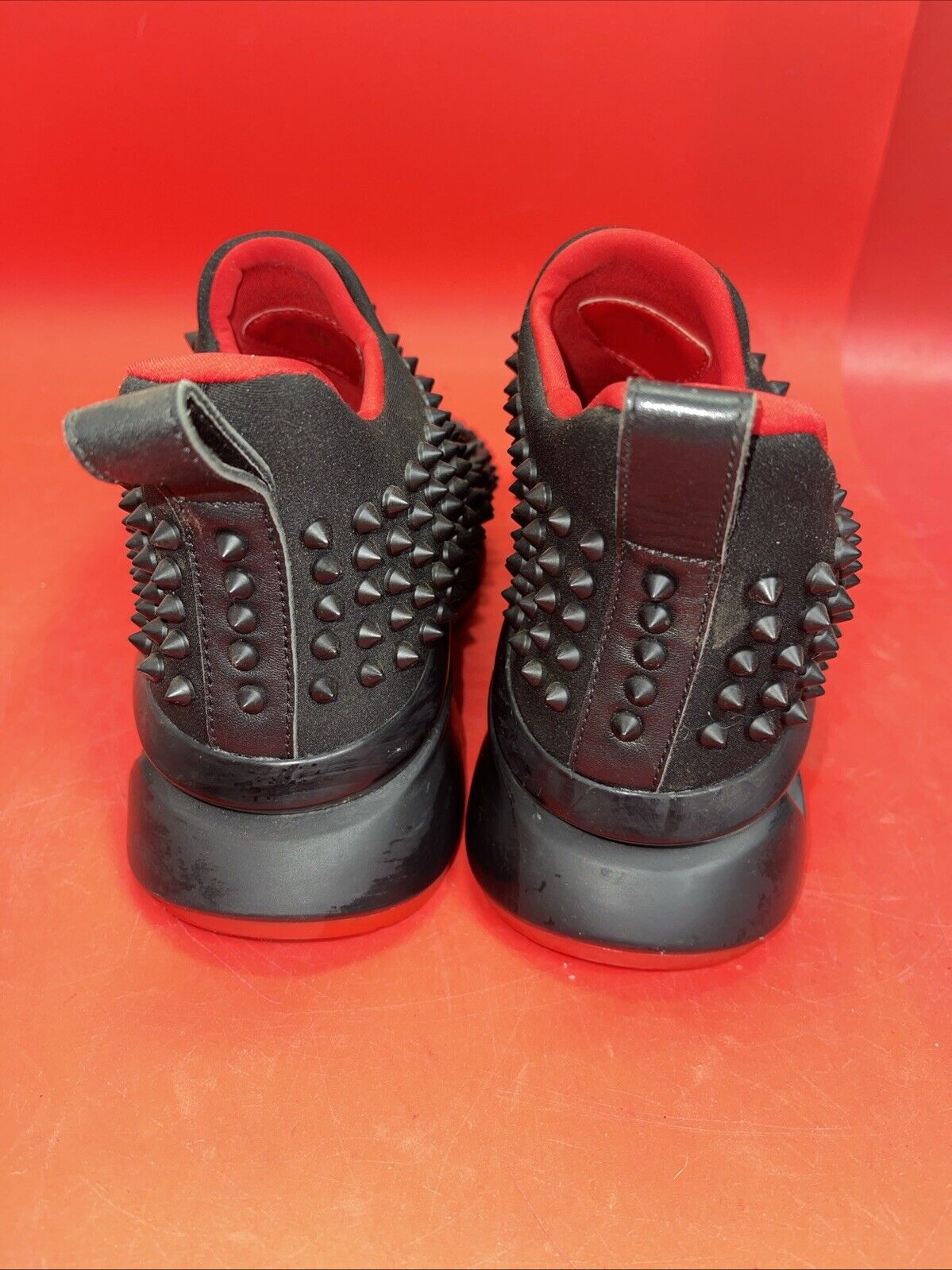 Christian Louboutin Spike Sock 30 Neoprene Black  Size 39 USED