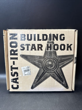 Vintage Building Cast Iron STAR 8in/ The Box Is Damage