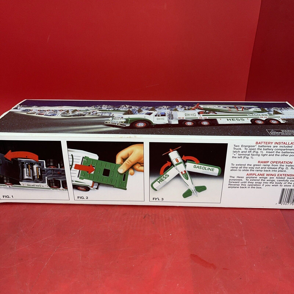 2002 Hess Toy Truck and Airplane  Original Box &Bag