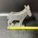 Wilton Armetale Pewter Metal Donkey Bookend Pennsylvania