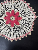 6 Vintage Handmade Doilies Various Sizes, #1