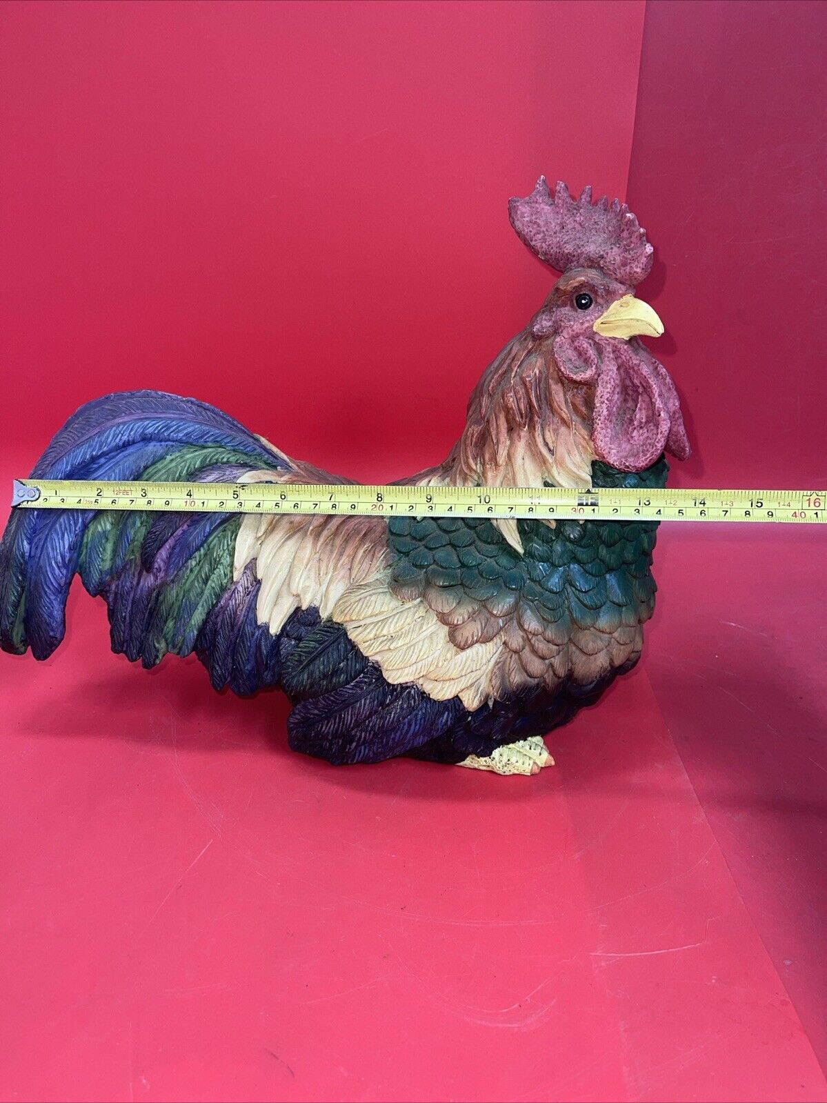 VINTAGE POLYRESIN ROOSTER COUNTRY KITCHEN.