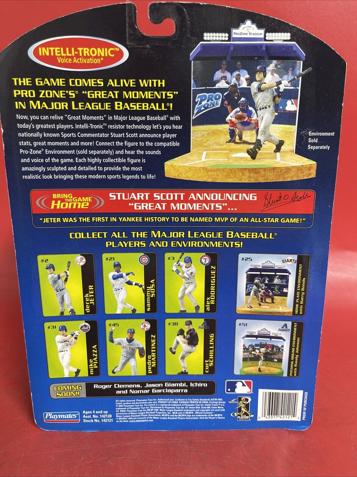 Baseball Pro Zone Alex Rodriguez & Derek Jeter  Action Figurine Lot 2