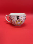 Miyabi Large Tea/Coffee Mug Inspired by Dutch Wax, Multicolored Ceramic