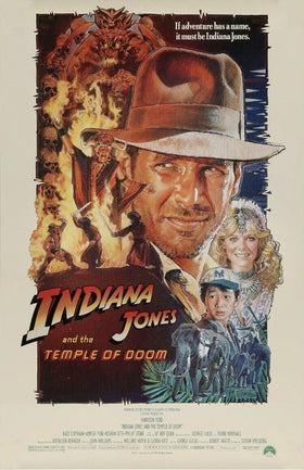 Indiana Jones and the Temple of Doom Art POSTER PRINT 36x24”