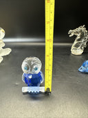 Vintage Controlled Bubble Glass Figures/ Set Of 7