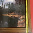 Lake Expressionism  Wall Art Print Framed  Picture Poster Decor