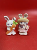 Rare Russ Berry rabbit with purple eyes, 1980s, made in Korea Lot 2