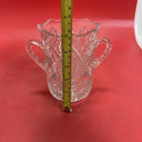 Vintage Double Handled, Cut Glass Bowl ~ American Brilliant 6”