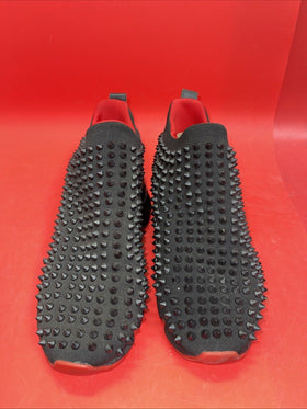 Christian Louboutin Spike Sock 30 Neoprene Black  Size 39 USED
