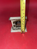 Antique, Dollhouse,  Tin & Soft Metal Fireplace, Shabby & Chic!