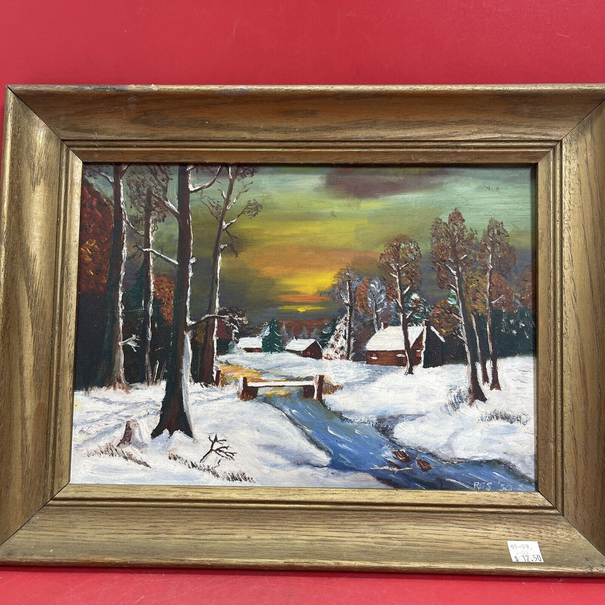 American Impressionist Painting  - Signed RCS  ‘50- Artist Unidentified