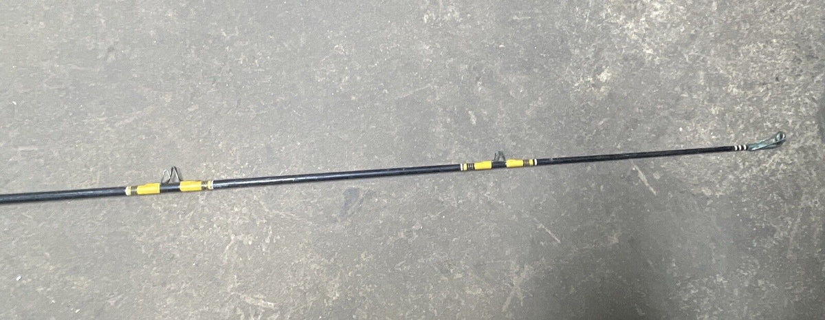 6’6” South Bend GLADDING Outdoorsman Spinning Rod, 1 Pc Vintage Wood Handle