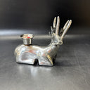 Vintage Metal Deer Candle Holder