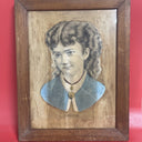 Antique CURRIER & IVES Hand Colored Lithograph "Jennie", NY, Framed