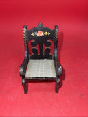 Vintage Miniature Dollhouse Wooden Chair, Rocking chair, Painting Lot