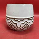 Vintage Ceramic Flower Pot 7”