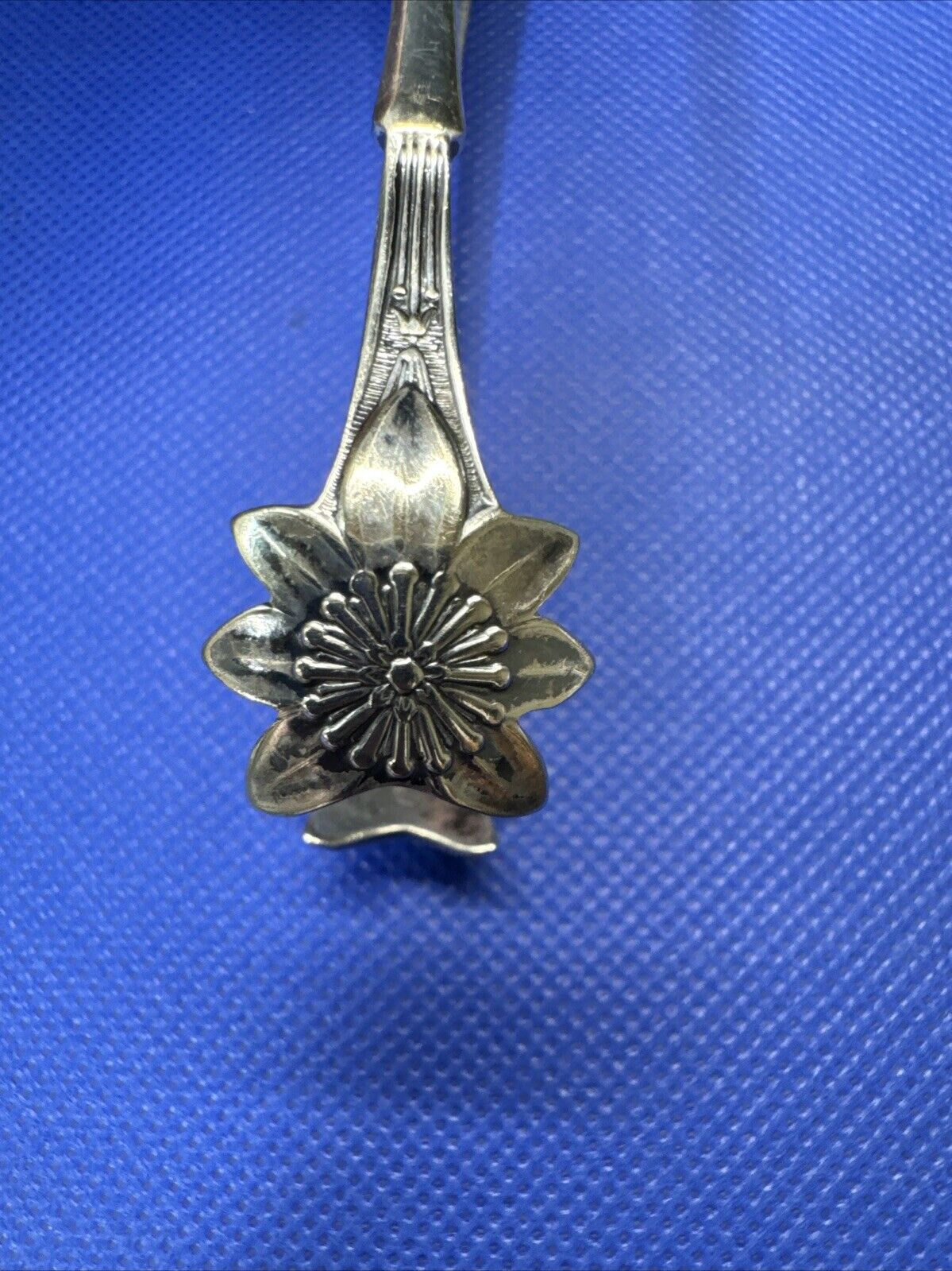Vintage Silverplate Sugar Tongs Holmes Edwards