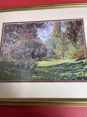 The Park by Claude Monet Giclee Fine Art Print Reproduction on Canvas
