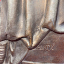 Vintage Regule Statue Signed E.PARTY ? Literary Academic Character