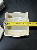 Vintage Koi Fish Trinket Dish w/Lid- Blue on White/ Lot Of 2