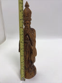 Chinese Exquisite Hand-carved Guanyin Carving Boxwood statue