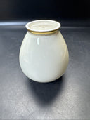 Vintage Fitz &Floyd Classic Gold and White Vase “Palais” 4.5”