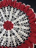 6 Vintage Handmade Doilies Various Sizes, #1