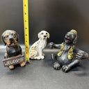 Vintage Dog Figurines/ Lot Of 3