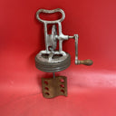 Vintage large hand crank wood handle & paddle butter churn no glass bottle