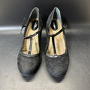 GIANI BERNINI Dressy Black Suede Shoes, 3" Heels 8.5M Padded Innersole