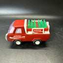 Vintage Buddy L Coca Cola Delivery Trucks,  Tractor Trailer Red Metal Coke Bottl
