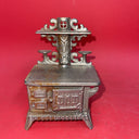 Vintage Cast Iron Miniature DOT Stove Doll house Furniture Collectible Detailed