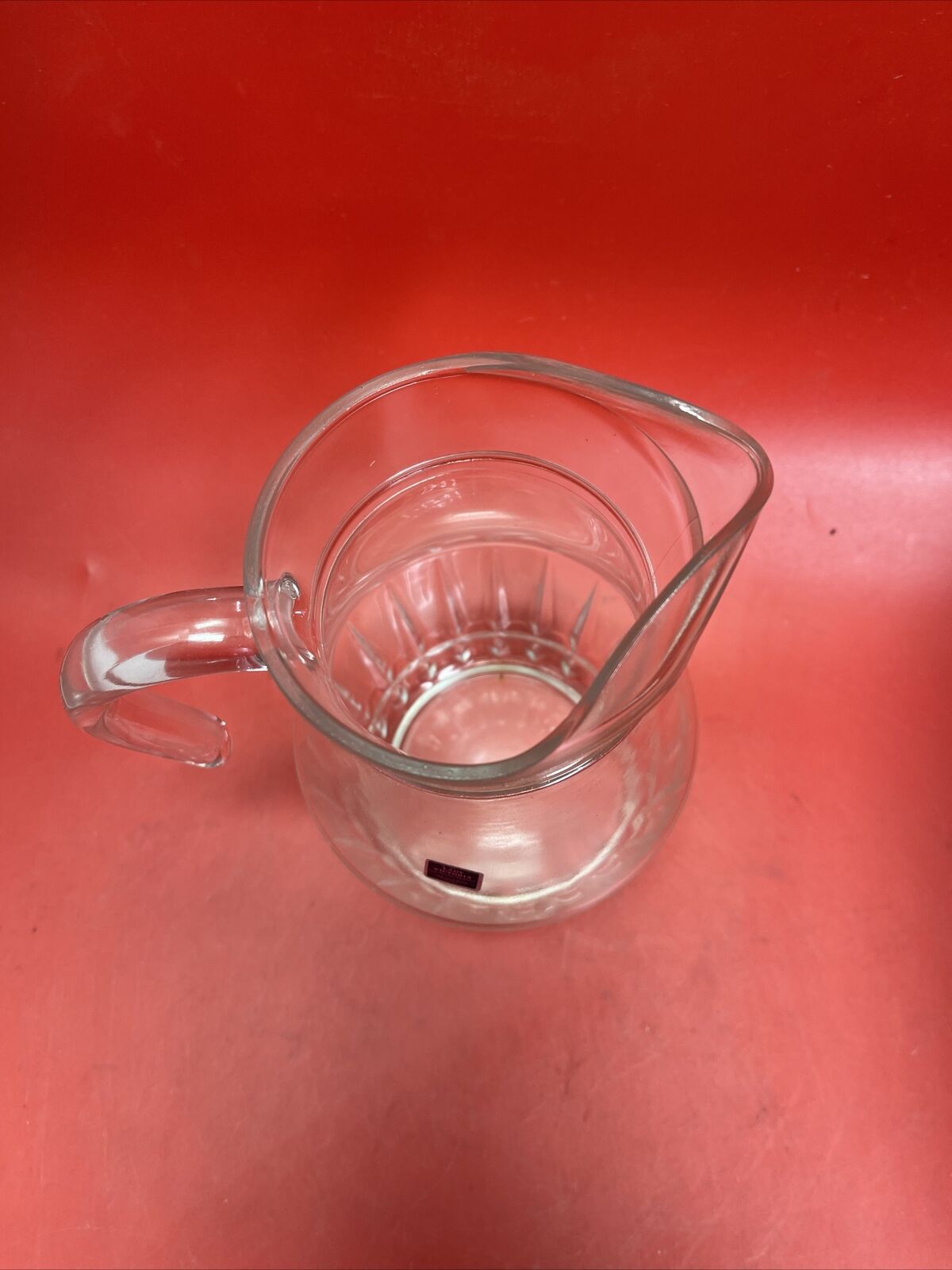 Vintage Lady Victoria Fine Crystal Stemware Water Pitcher 9"France