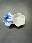 Vintage Ceramic Porcelain Trinket Dish with Lid/ Lot Of 4