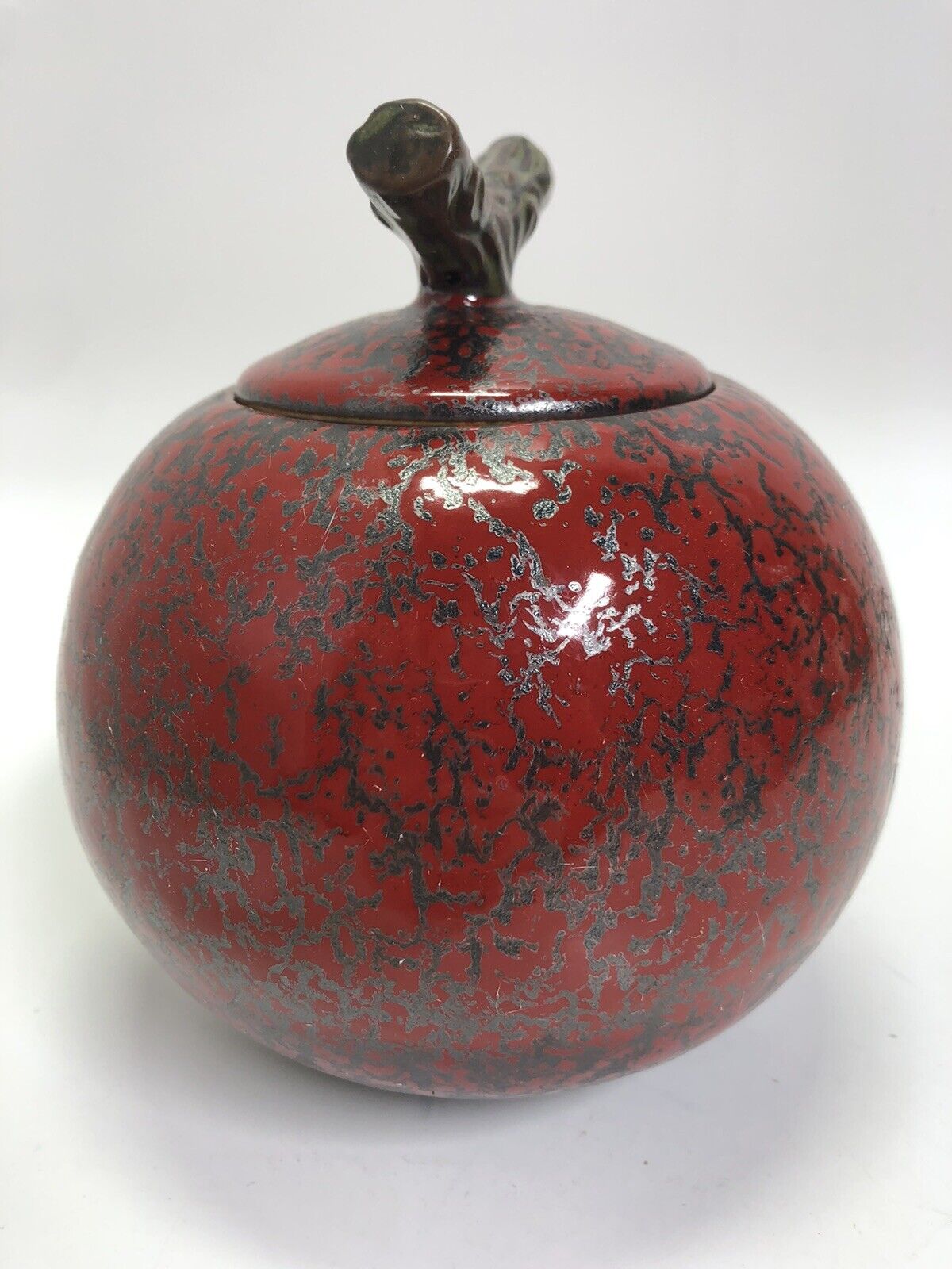 Studio Art Pottery Asian Inspired Sugar bowl