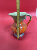 Art Deco Samford Ware 'Fantasy' orange and Green