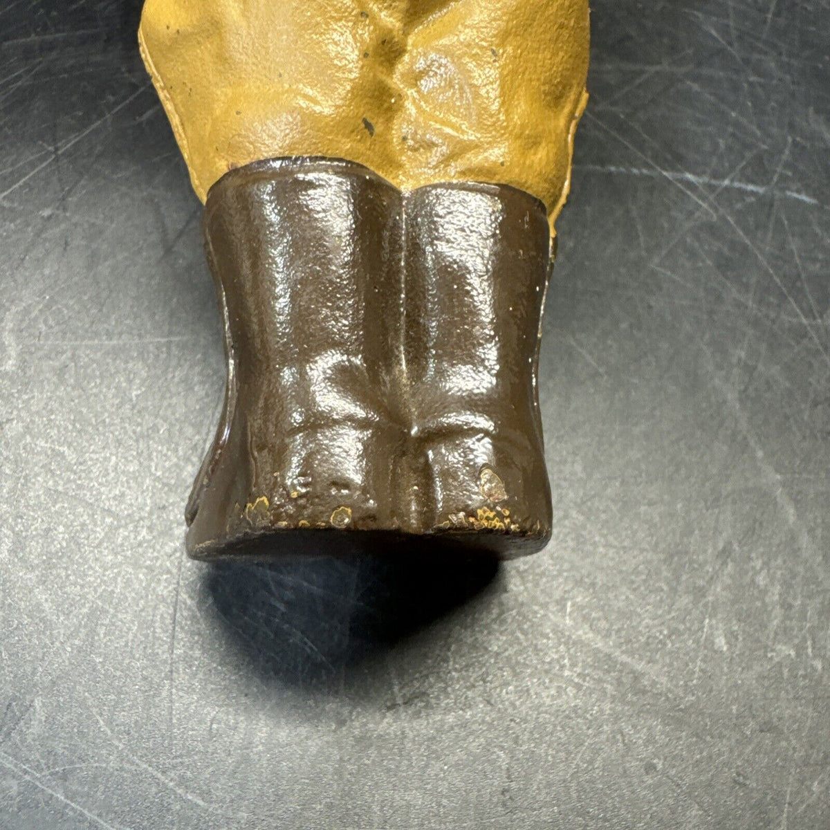 Ranger Dough Boy Solider Cast Iron Still Penny Bank