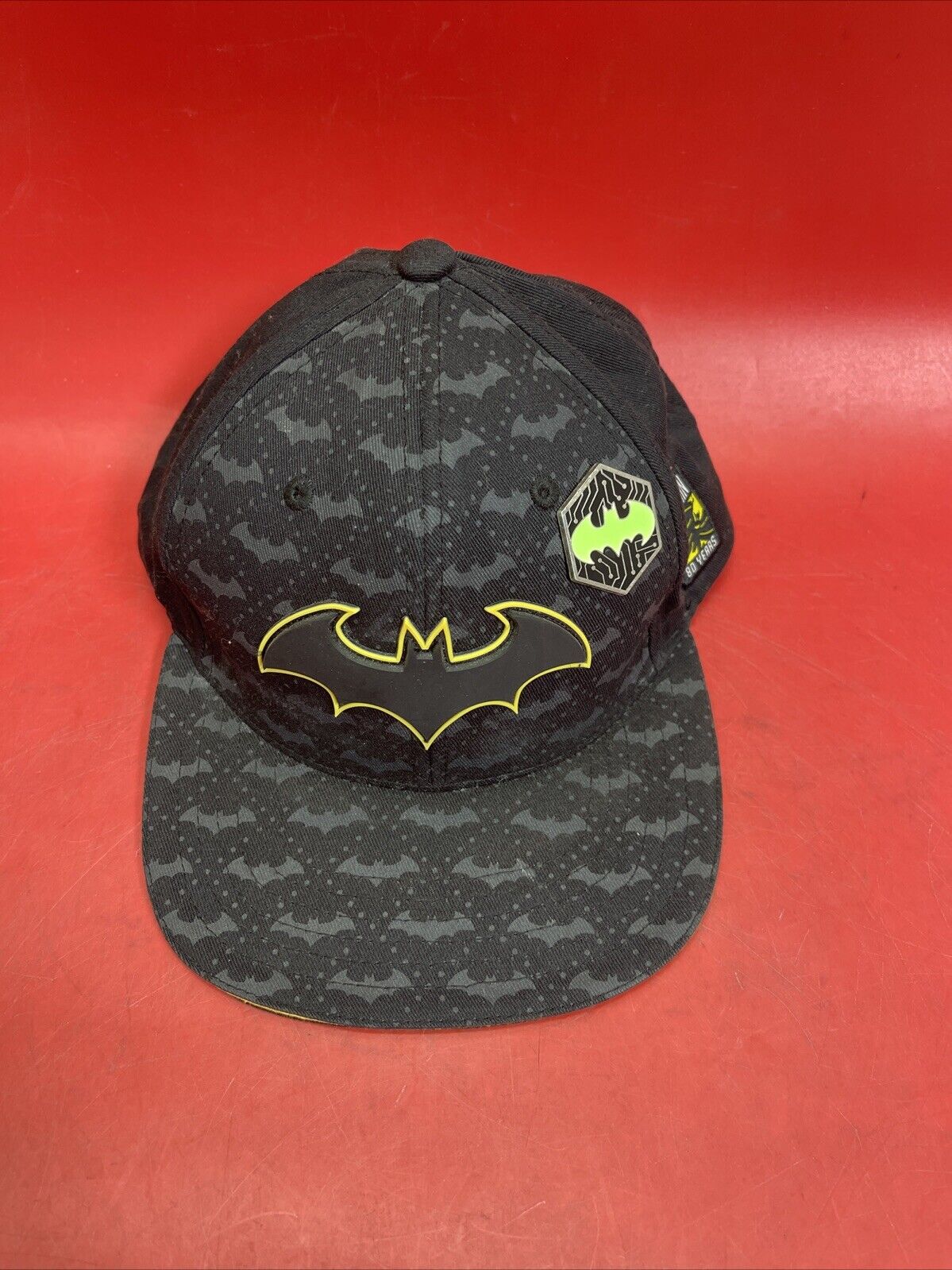 Batman Baseball Caps Lot of 3 Black with Adjustable Strap #1