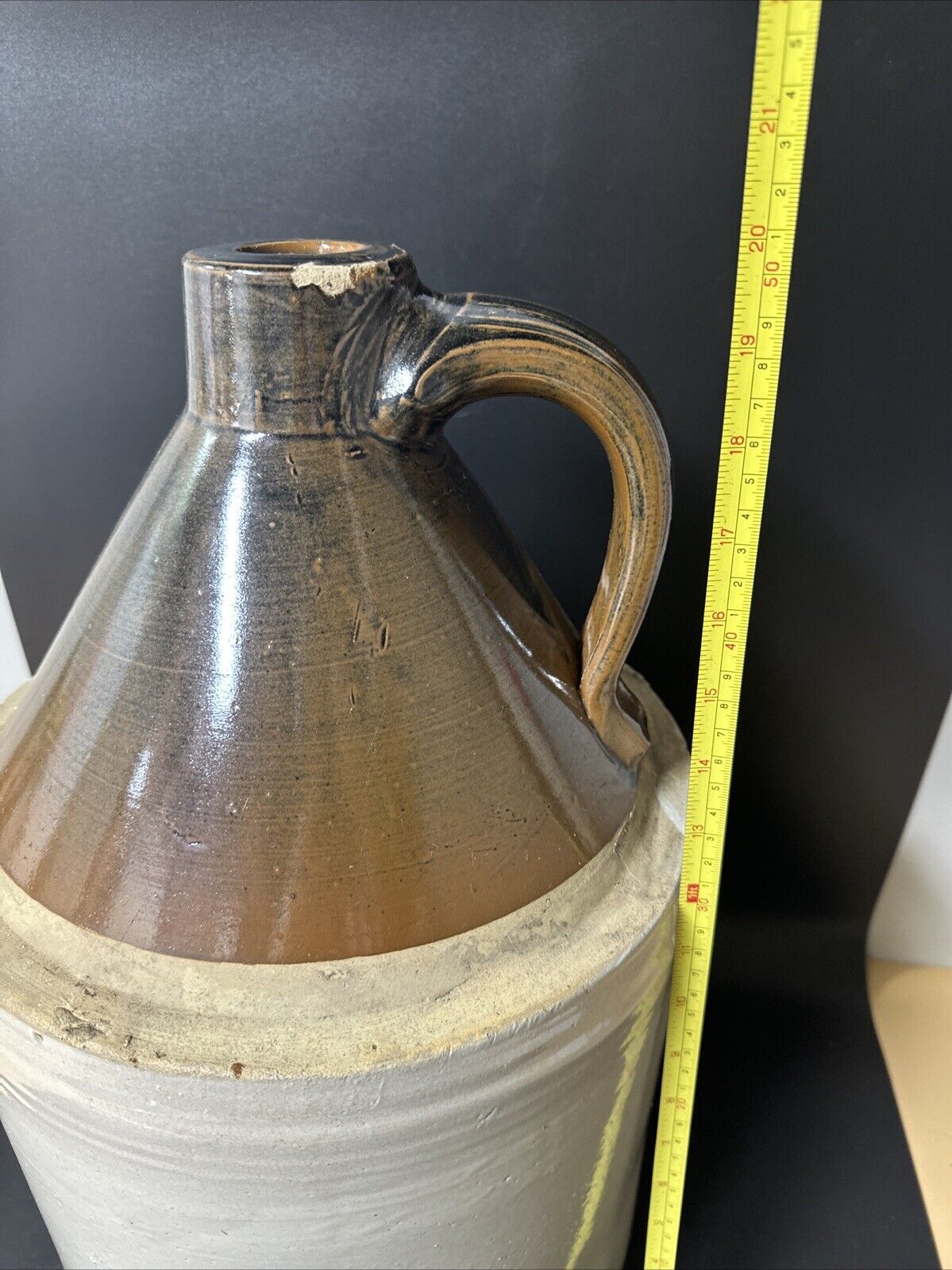 Vintage 5 Gallon Stoneware Crock Jug