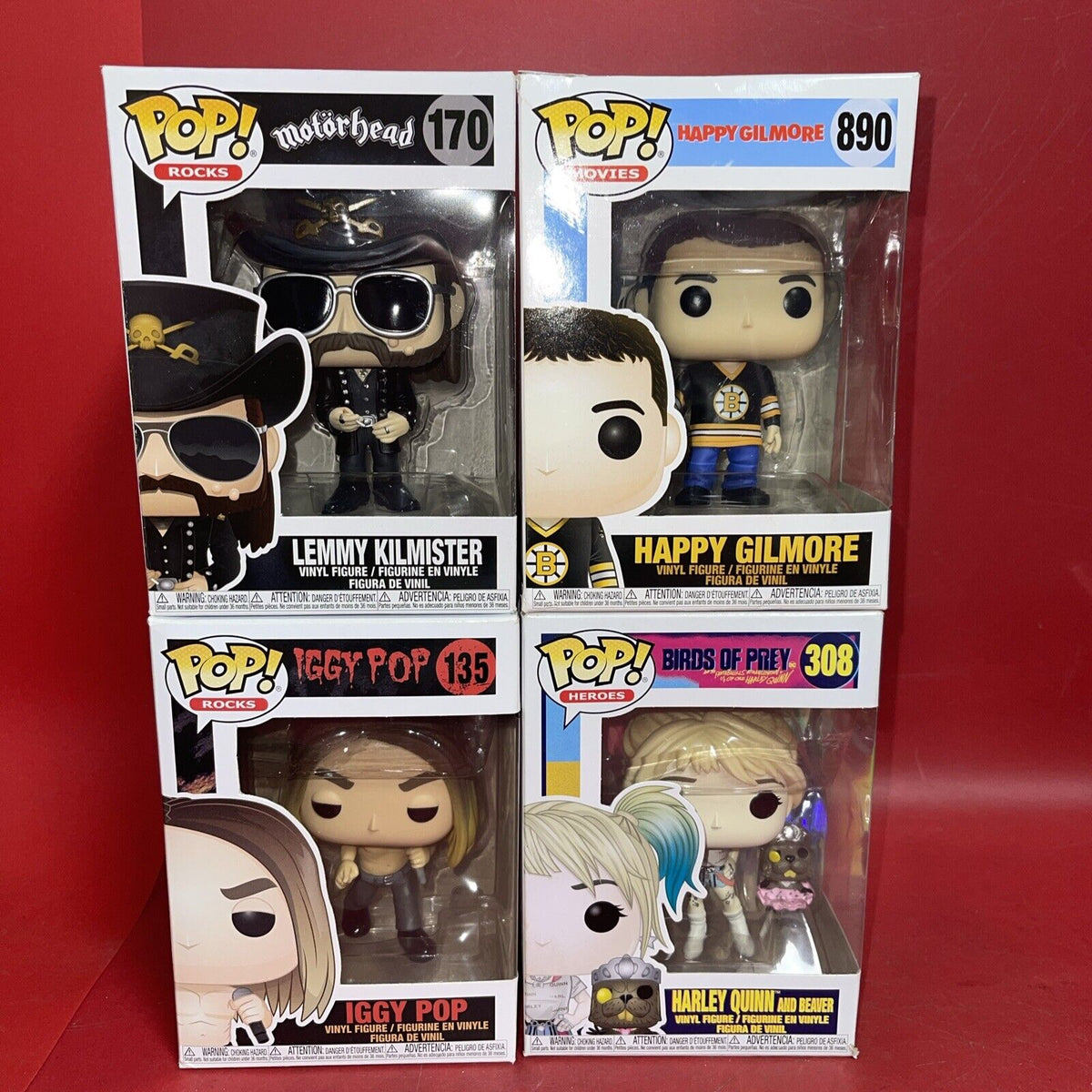 Funko Pop Mixed Lot 4 (135,170,308,890)