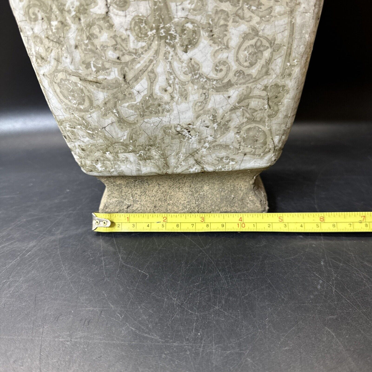 Handcrafted Stone Ware Floral Vase